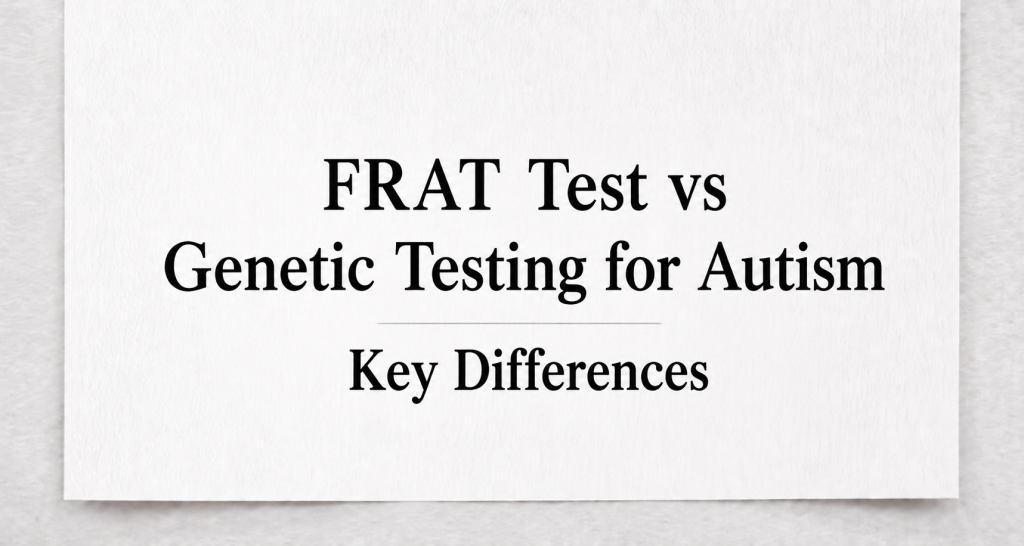 FRAT Test vs Genetic Testing for Autism Key Differences
